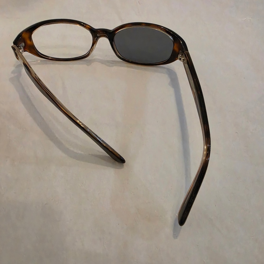 Coach Bonnie Eyeglass Frames Womens OS Dark Tortoise Fair Missing Lens Oval - Picture 5 of 6